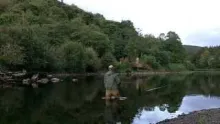 Video thumb for Salmon Fishing using a 6wt Switch Rod.
